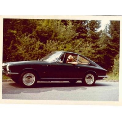 BMW-Fahrzeugaufnahme aus den 1970er-Jahren