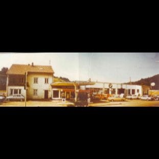 Autohaus Praller in den 1970er-Jahren